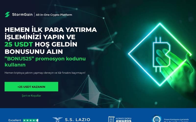 StormGain kripto platformu
